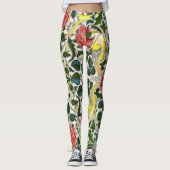 Bloemen Design van William Morris Seaweed Leggings (Voorkant)