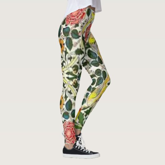Bloemen Design van William Morris Seaweed Leggings (Rechts)