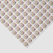 Bloemen Design Weefsel Tissuepapier (Detail)