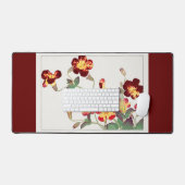 Bloemen Desk Mat Japans Kunst (Keyboard & Muis)