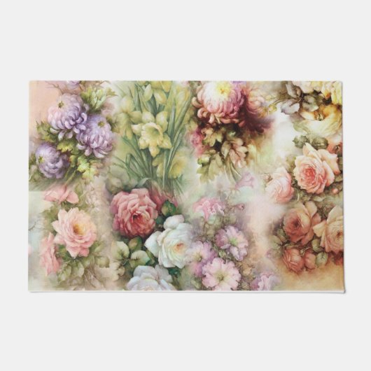 bloemen deurmat (Voorkant)