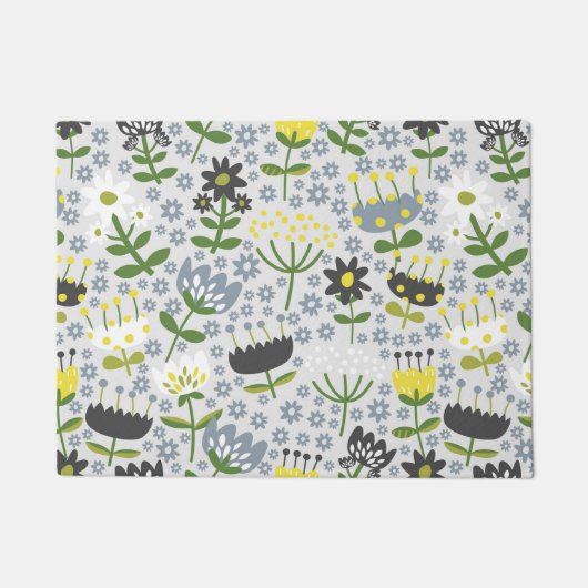 bloemen deurmat (Voorkant)