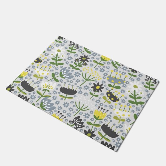 bloemen deurmat (Schuin)