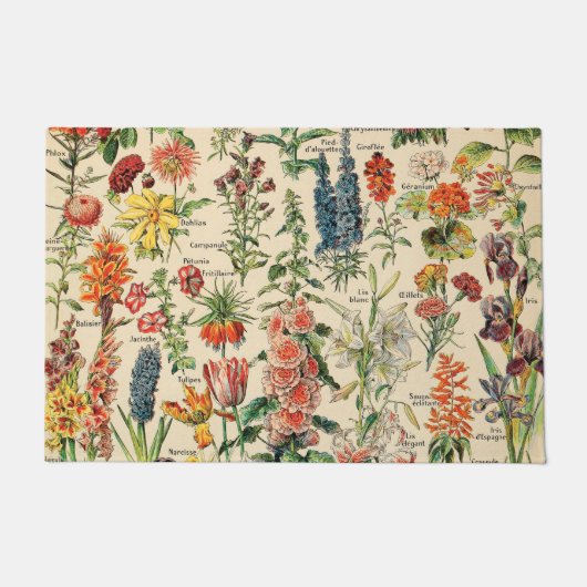 bloemen deurmat (Voorkant)