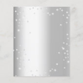 Bloemen diamant 60ste huwelijksverjaardag uitnodig (Achterkant)