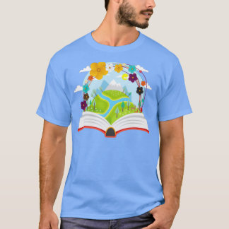 Bloemen die groeien uit boek 2 5 t-shirt