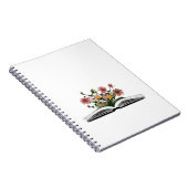 Bloemen die uit het boek groeien notitieboek (Rechterzijde)