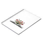 Bloemen die uit het boek groeien notitieboek (Linkerzijde)