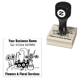 Bloemen Diensten, Bloemist Bloemenwinkel Rubber St Rubberstempel