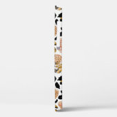 Bloemen, dierenprint, naadloos patroon. Case-Mate iPhone case (Achterkant / Links)