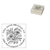  bloemen Dit boek behoort tot het bibliotheekboek Rubberstempel (Gestempeld)