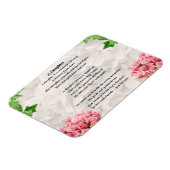 Bloemen - Dochter Gedicht Magnet Magneet (Linkerzijde)