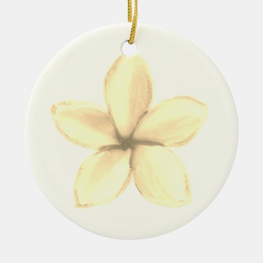bloemen dod keramisch ornament (Voorkant)
