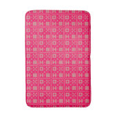Bloemen & Donuts Patroon Badmat (Voorkant Verticaal)