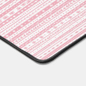 Bloemen doodle strepen bureaumat (Hoek)