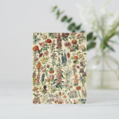 bloemen door Adolphe Millot Briefkaart (Staand voorkant)