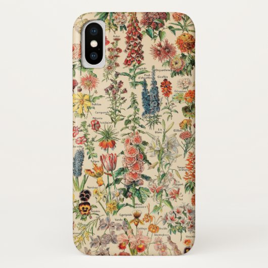 bloemen door Adolphe Millot Case-Mate iPhone Case (Achterkant)