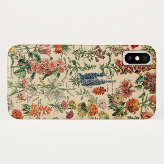 bloemen door Adolphe Millot Case-Mate iPhone Case (Achterkant (horizontaal))