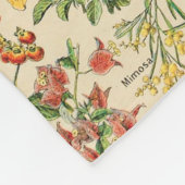  bloemen door Adolphe Millot Fleece Deken (Hoek)