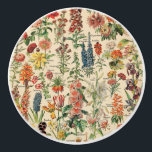 bloemen door Adolphe Millot Keramische Knop<br><div class="desc">bloemen van Adolphe Millot. 
Bezoek mijn winkel voor een interessanter ontwerp en meer keuze voor kleuren => zazzle.com/colorfulworld*</div>