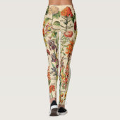  bloemen door Adolphe Millot Leggings (Achterkant)