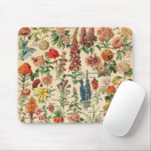  bloemen door Adolphe Millot Muismat (Met muis)