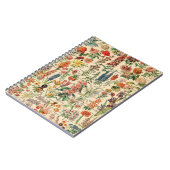  bloemen door Adolphe Millot Notitieboek (Linkerzijde)