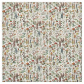 bloemen door Adolphe Millot Pattern Stof (Swatch)
