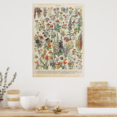 bloemen door Adolphe Millot Poster (Keuken)