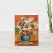 Bloemen door August Renoir, Kunst Kaart (Voorkant)