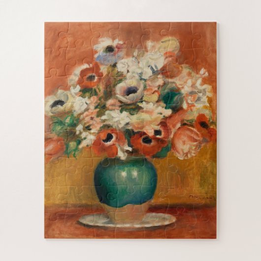 Bloemen door August Renoir, Kunst Legpuzzel (Verticaal)