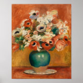 Bloemen door August Renoir, Kunst Poster (Voorkant)