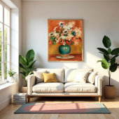 Bloemen door August Renoir, Kunst Poster