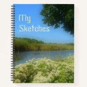 Bloemen door de rivier notitieboek (Voorkant)