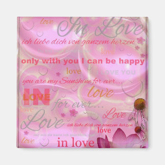 Bloemen Douche Vrede Liefde Destiny Magneet