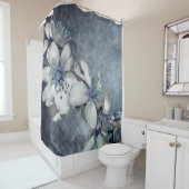 bloemen douchegordijn (In situ)