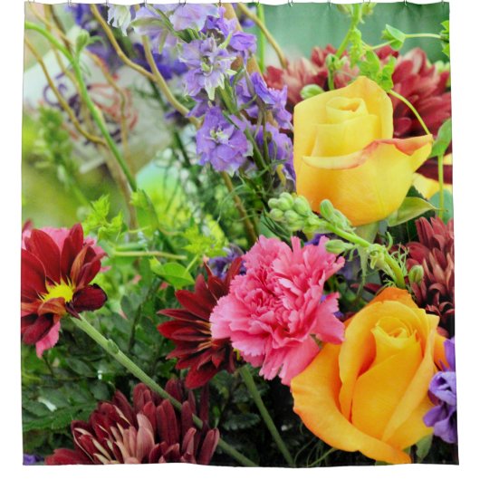 Bloemen Douchegordijn (Voorkant)