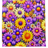 Bloemen Douchegordijn (Voorkant)