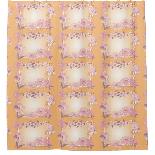 bloemen douchegordijn (Voorkant)