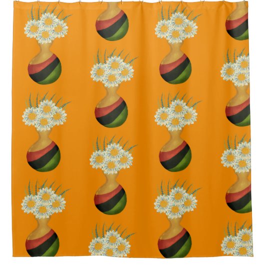 bloemen douchegordijn (Voorkant)