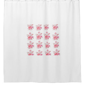 Bloemen Douchegordijn
