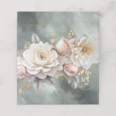 Bloemen Drama Bruiloft Groen ID1022 Plaatskaartje (Buitenkant ongevouwen)