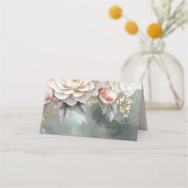 Bloemen Drama Bruiloft Groen ID1022 Plaatskaartje