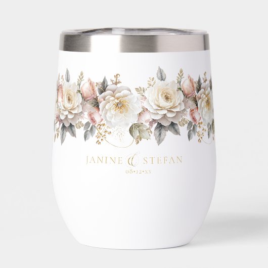 Bloemen Drama Bruiloft Houtskool ID1022 (Achterkant)