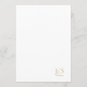 Bloemen Drama Bruiloft Menu ID1022 (Achterkant)