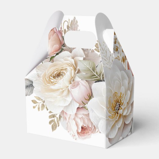 Bloemen Drama Bruiloft Wit ID1022 Bedankdoosjes (Achterkant)