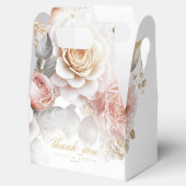 Bloemen Drama Bruiloft Wit ID1022 Bedankdoosjes (Geopend)