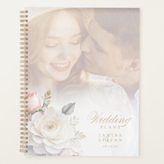 Bloemen Drama Trouwfoto Welkom ID1022 Planner (Voorkant)