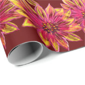 Bloemen DreM fLOWERS Digitale tekening Cadeaupapier (Rol Hoek)