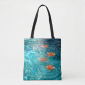 Bloemen Drijvend op Water Tote Bag (Voorkant)